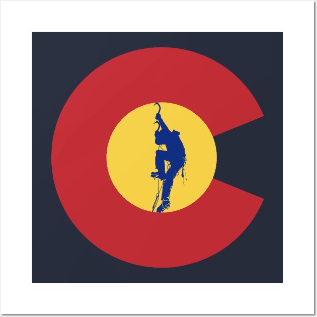 Colorado Ice Climbing Wall Art by esskay1000